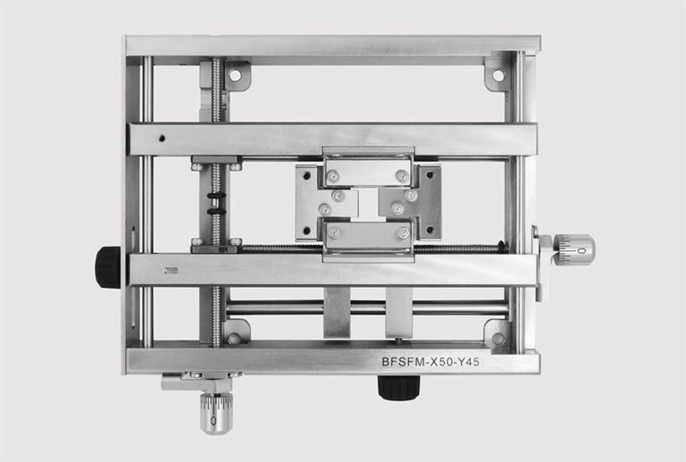 Biaxial film stretcher for Micorscope